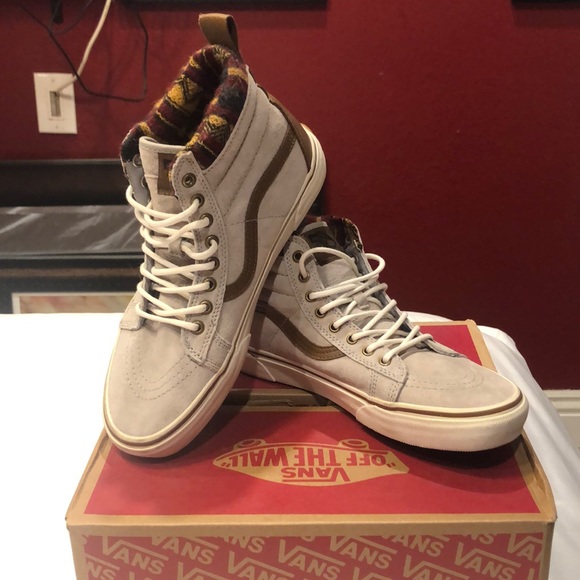 vans mte knit geo/tan